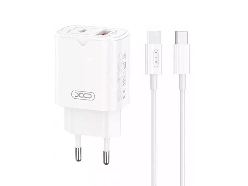 XO 30W Dual Input Type C to Type C Charger Set #L130