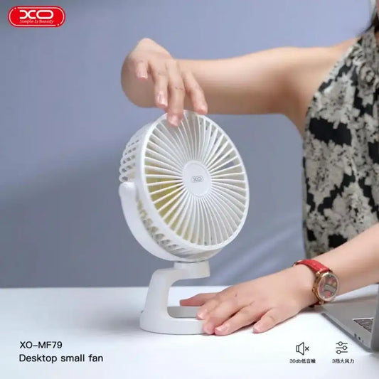 XO Portable Rechargeable Desktop Mini Fan #MF78