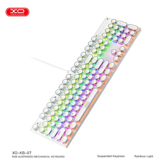 XO RGB Suspended Mechanical Wired Keyboard #KB07