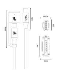 Yesido 240W Type-C To Type-C & MagSafe 3 Charging Cable #CA197