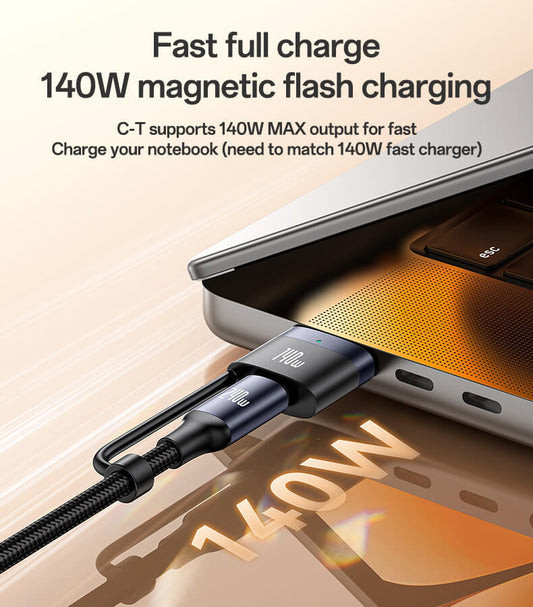Yesido 240W Type-C To Type-C & MagSafe 3 Charging Cable #CA197
