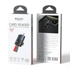 Yesido USB-C TF Card Reader with Lanyard #GS37