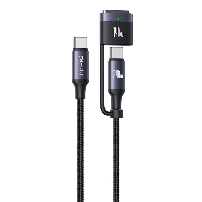 Yesido 240W Type-C To Type-C & MagSafe 3 Charging Cable #CA197