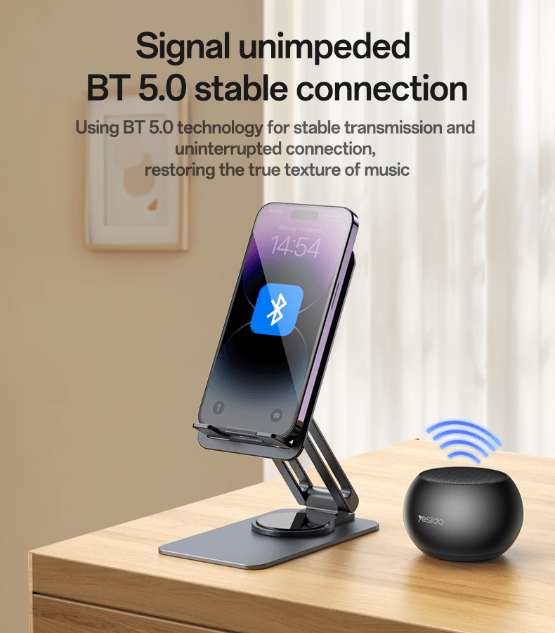 Yesido Aluminum Alloy Wireless Mini Speaker #YSW33 – view 5