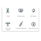 Yesido Telescopic Selfie Stick #SF11 – view 3