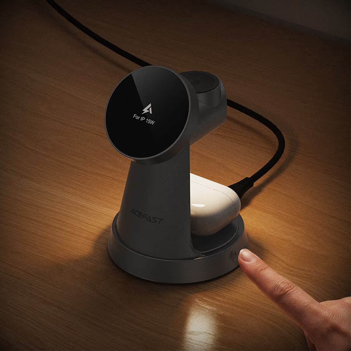 ACEFAST 3 in 1 Desktop Charging Station #E48 – view 4