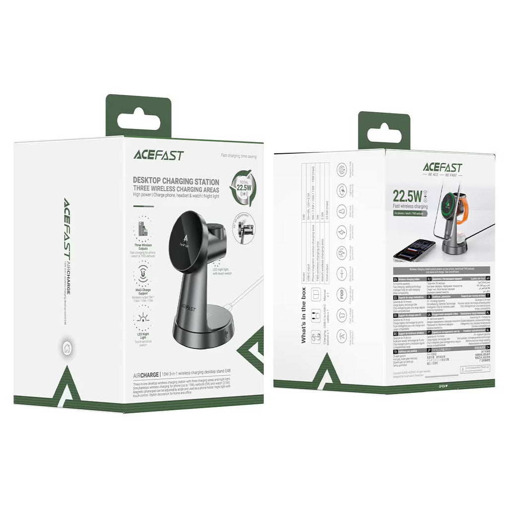 ACEFAST 3 in 1 Desktop Charging Station #E48 – view 5