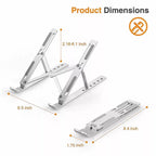 Adjustable Aluminum Laptop Stand Holder – view 6