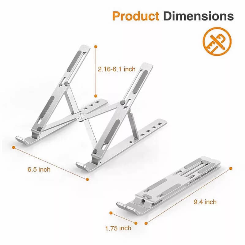 Adjustable Aluminum Laptop Stand Holder – view 6