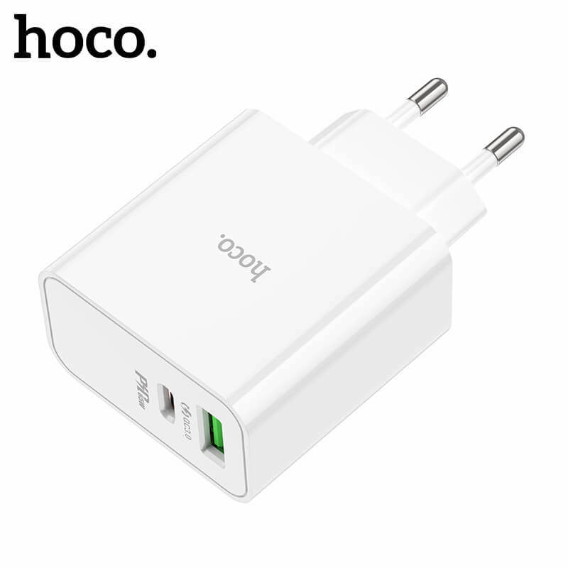 Hoco PD65W Type-C+USB QC3.0 Fast Charger #C113A - Buyrouth