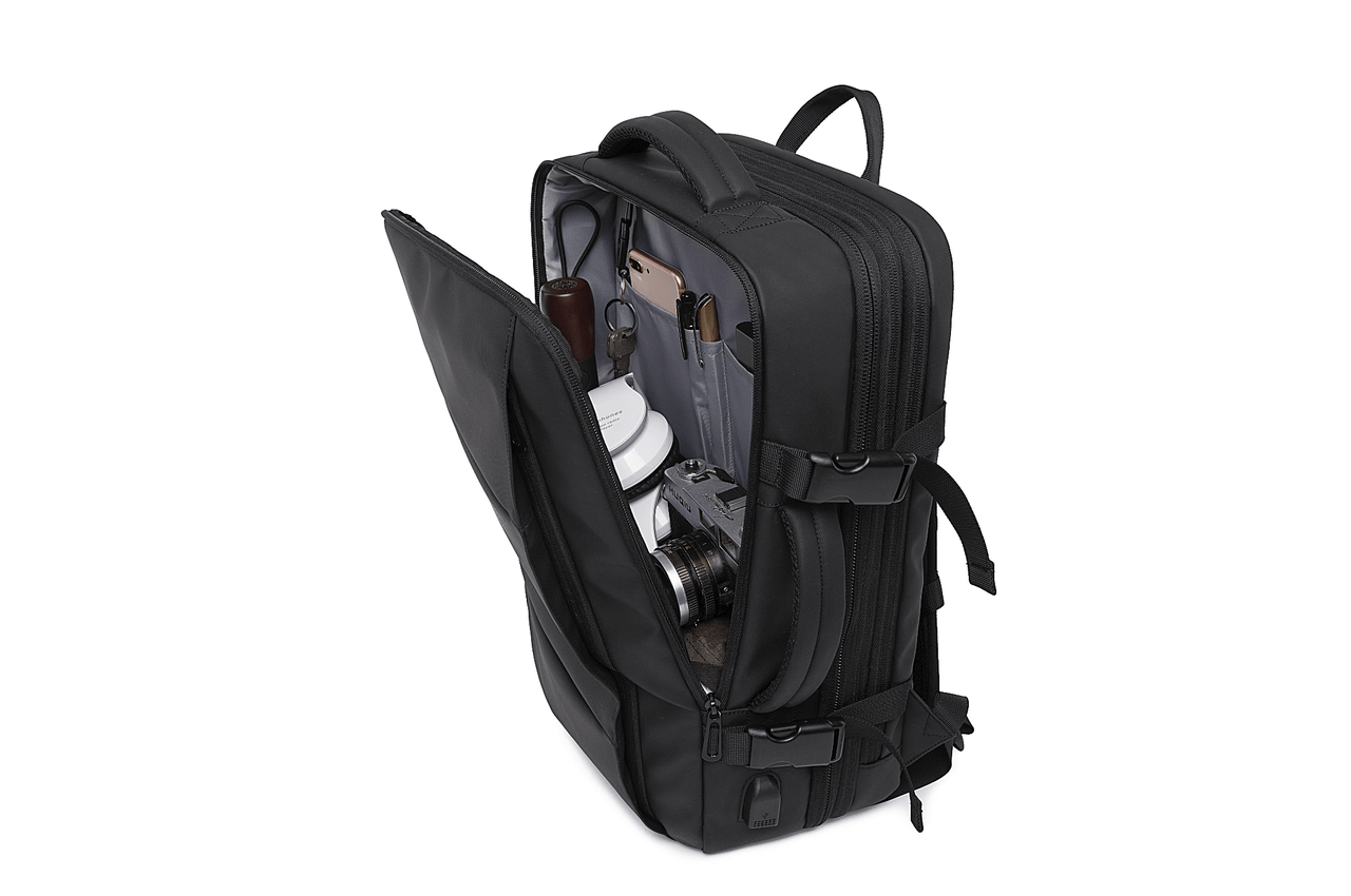 BANGE 45L Expandable Weekender Travel Backpack - Buyrouth