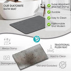 UrbnCare® Non Slip Stone Diatom Bath Mat – view 4