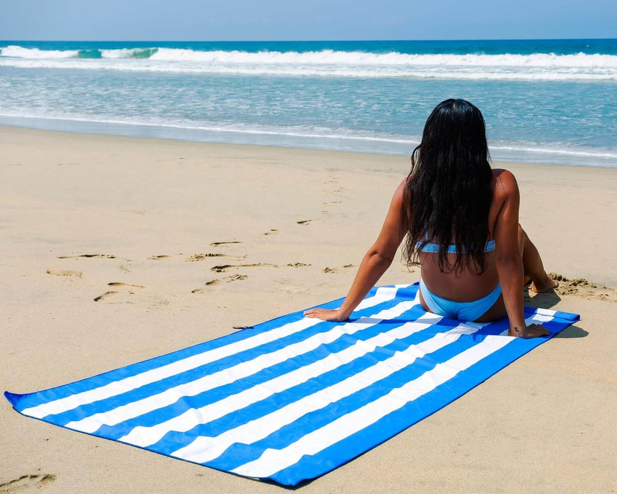 Microfiber Quick Dry Striped Beach Towel – view 4