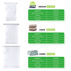 TAILI 6 Pack Vacuum Bags with Pump #ZHV458