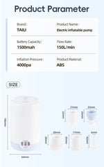 TAILI Multi-Use Electric Inflatable Smart Portable Pump #SG506