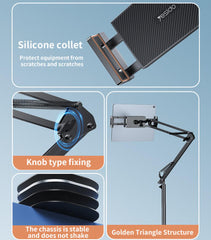 Yesido 360° Adjustable Folding Tablet & Phone Holder with Clamp #C296
