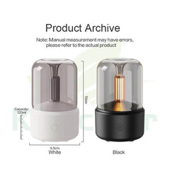 Ultrasonic Candlelight Aroma Diffuser - Buyrouth