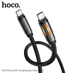 Hoco 60W Zinc Alloy USB C to USB C Cable #U136