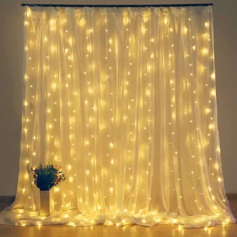 Curtain String Light Bundle of 3