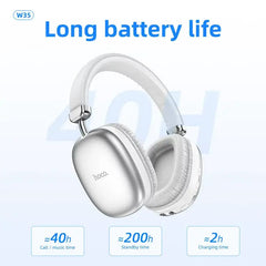 Hoco Rechargeable 40H Wireless Headphones #W35 - Buyrouth