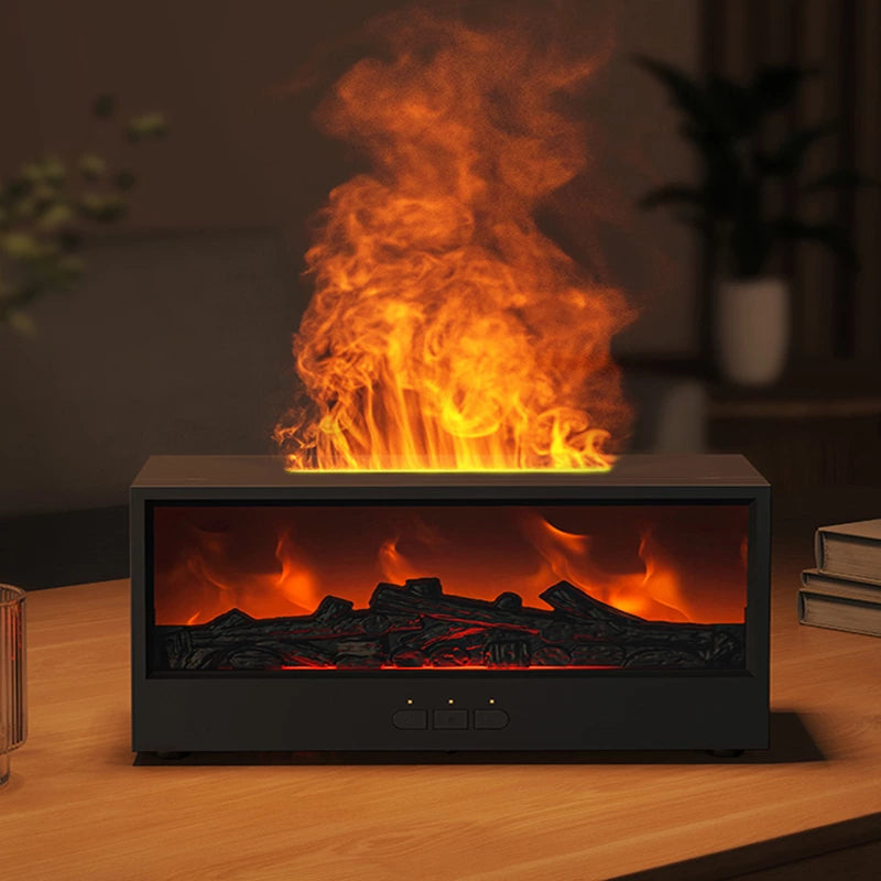 Fireplace Simulation Flame Aromatherapy Diffuser #DQ-717