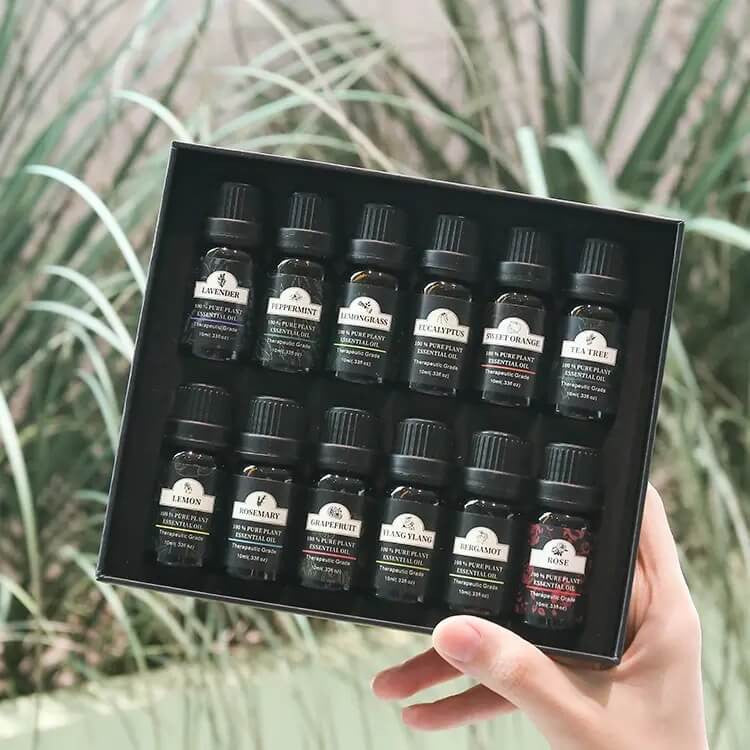 Pure Essential Oils Set of 12 - Buyrouth