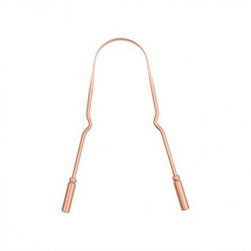 Pure copper flexible tongue scraper
