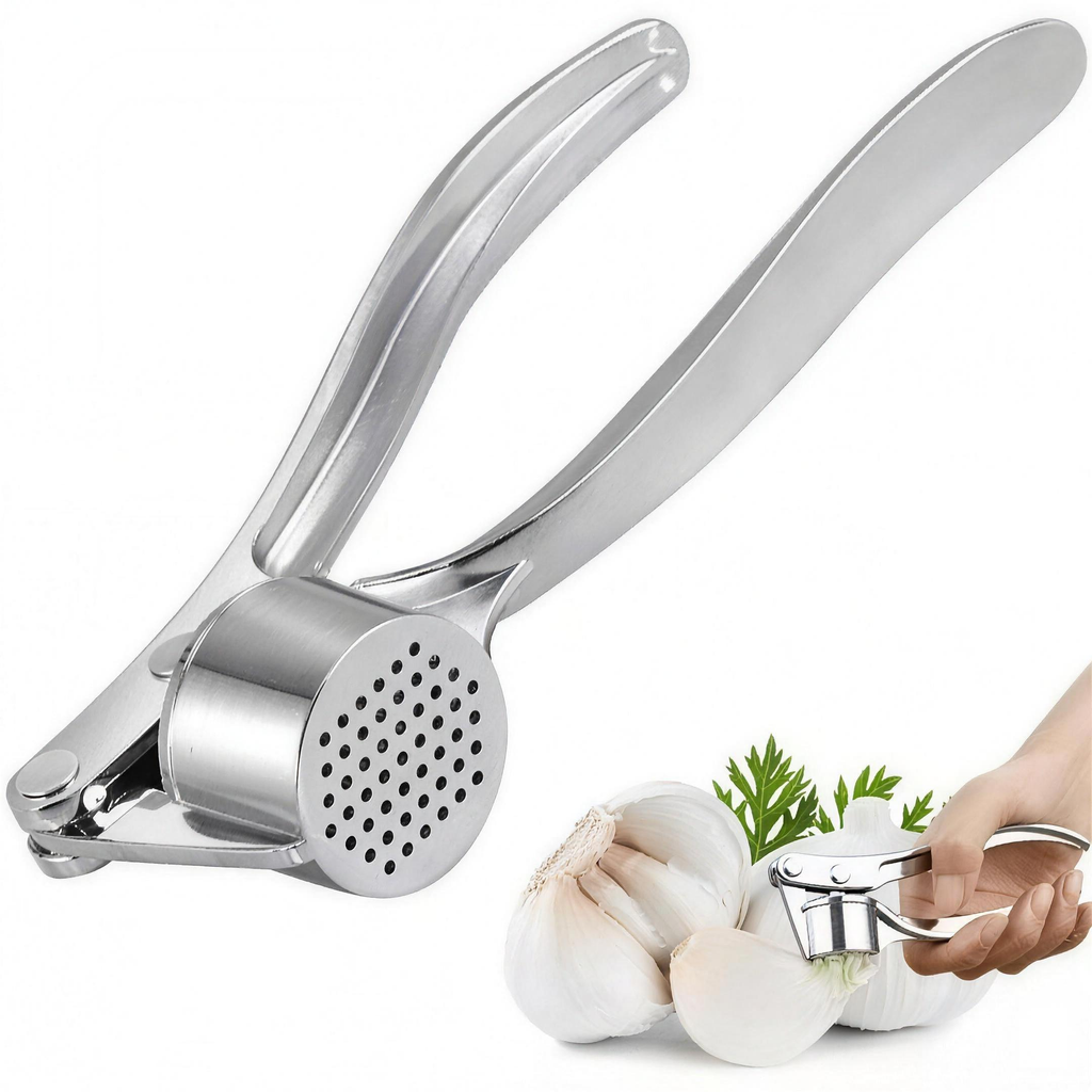 Stainless Steel Garlic Press