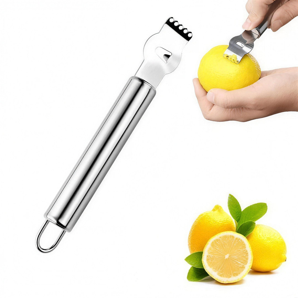 Stainless Steel Citrus Zester & Channel Knife
