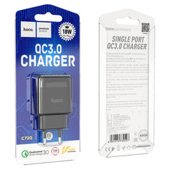 Hoco QC3.0 Single Port Wall Charger #C72Q - Buyrouth