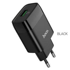 Hoco QC3.0 Single Port Wall Charger #C72Q - Buyrouth