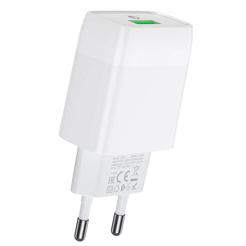 Hoco QC3.0 Single Port Wall Charger #C72Q - Buyrouth