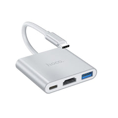 Hoco 3 in 1 USB-C to HDMI Multiport Hub #HB14