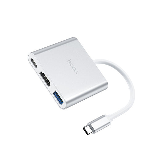 Hoco 3 in 1 USB-C to HDMI Multiport Hub #HB14