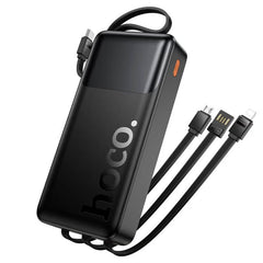 Hoco 22.5W 20,000mAh Power Bank with Built-In Cables #J156B