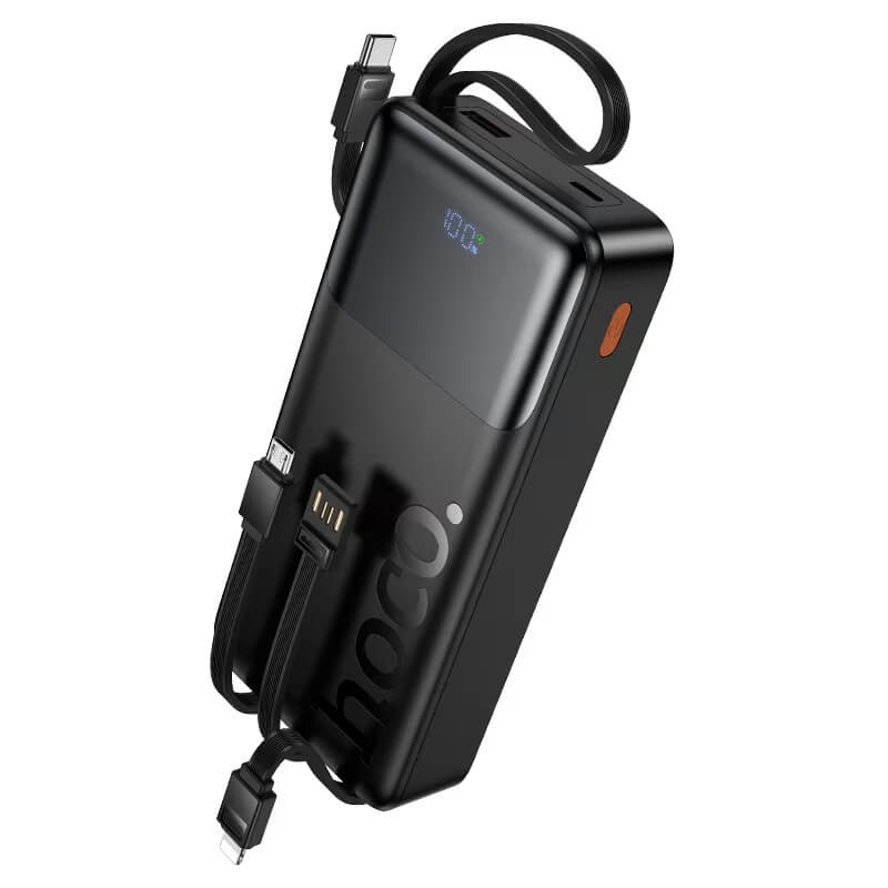 Hoco 22.5W 20,000mAh Power Bank with Built-In Cables #J156A – view 7