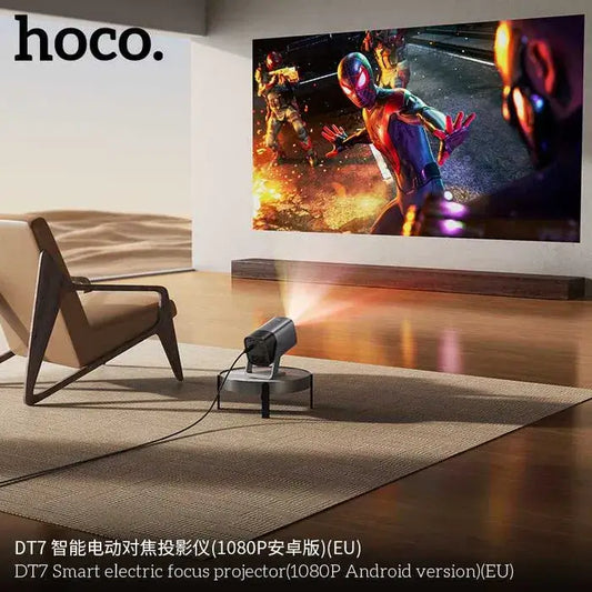 Hoco 1080P HD Cinematic Smart Android Projector #DT7