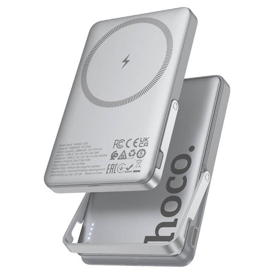 Hoco 5,000mAh PD20W Magnetic Wireless Power Bank with Stand #Q36