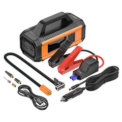 Hoco 3 IN 1 Portable Smart Jump Starter & Air Pump & Light #QS4