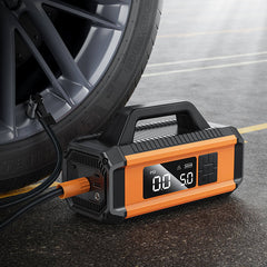 Hoco 3 IN 1 Portable Smart Jump Starter & Air Pump & Light #QS4