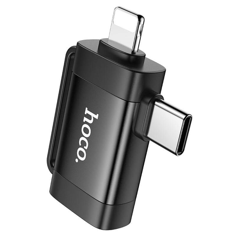 Hoco Lightning & USB C to USB A Adapter #UA31F