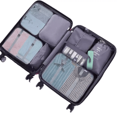 8 Piece Travel Packing Cubes Luggage Organizer - Buyrouth