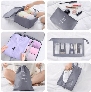 8 Piece Travel Packing Cubes Luggage Organizer – view 7