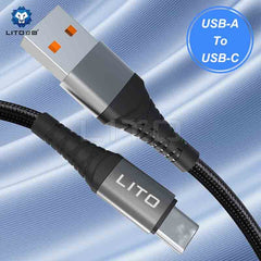 Lito USB A to USB C Fast Data Cable #LD08T