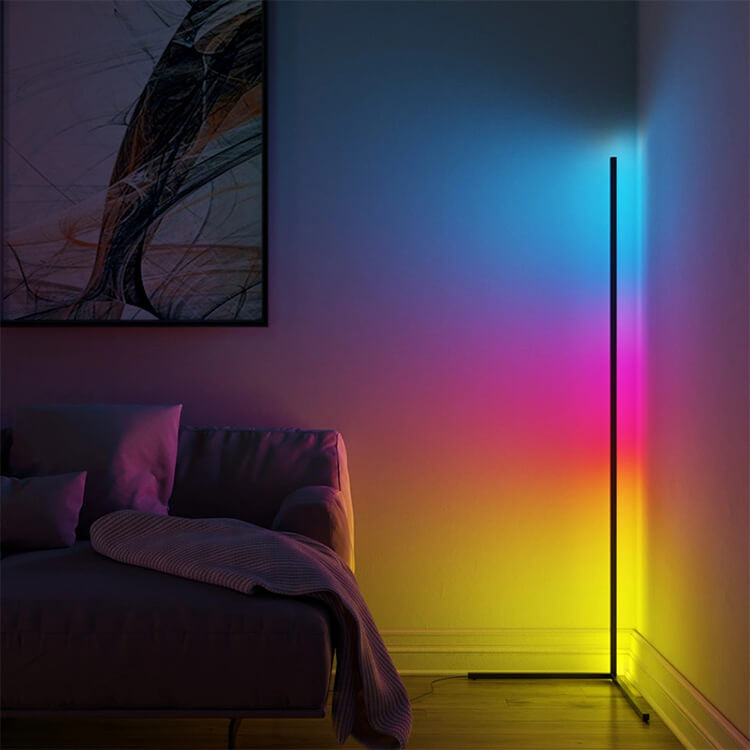 Minimal Corner Floor Lamp – view 3