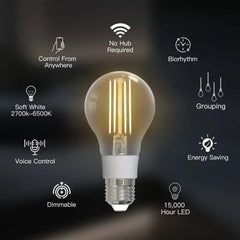 MOES 7W Smart WiFi Filament Bulb E27
