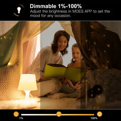 MOES 7W Smart WiFi Filament Bulb E27