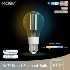 MOES 7W Smart WiFi Filament Bulb E27