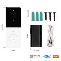 MOES Smart Wireless Video Doorbell Camera