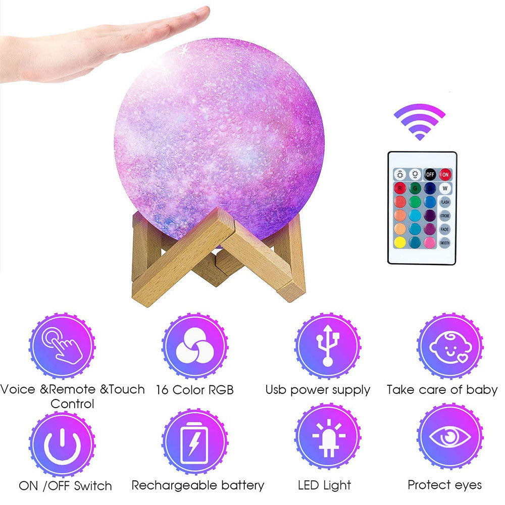 Galaxy Moon Lamp - Buyrouth